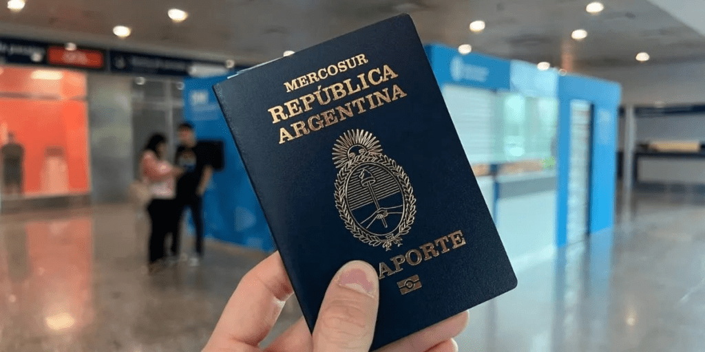 Imagen del pasaporte Argentino, aquí encontrarás los pasos y tramites para generarlos.